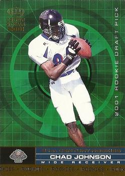 2001 Pacific Crown Royale - 21st Century Rookies #10 Chad Johnson Front