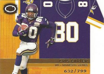 2001 Pacific Dynagon - Big Numbers #6 Cris Carter Front
