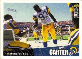 1996 Collector's Choice #162 Kevin Carter Front
