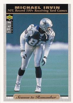 1996 Collector's Choice #52 Michael Irvin Front