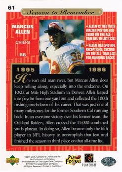1996 Collector's Choice #61 Marcus Allen Back