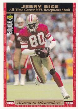 1996 Collector's Choice #74 Jerry Rice Front