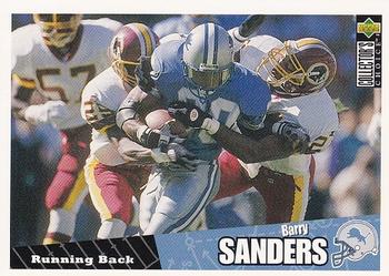 1996 Collector's Choice #88 Barry Sanders Front