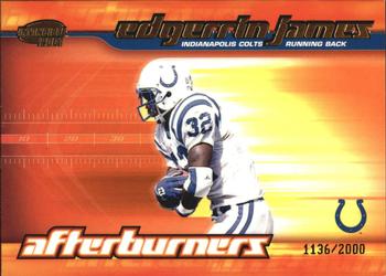 2001 Pacific Invincible - Afterburners #7 Edgerrin James Front