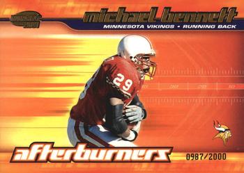 2001 Pacific Invincible - Afterburners #12 Michael Bennett Front