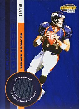 2001 Pacific Invincible - Blue #74 Brian Griese Front