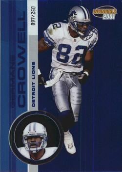 2001 Pacific Invincible - Blue #79 Germane Crowell Front