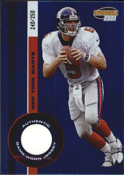 2001 Pacific Invincible - Blue #157 Kerry Collins Front