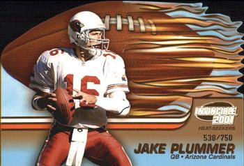 2001 Pacific Invincible - Heat Seekers #1 Jake Plummer Front