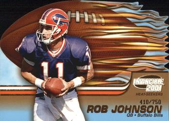 2001 Pacific Invincible - Heat Seekers #3 Rob Johnson Front