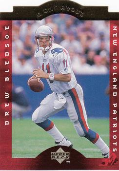 1996 Collector's Choice - A Cut Above #3 Drew Bledsoe Front