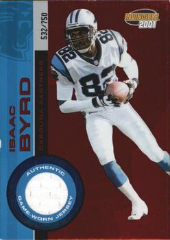 2001 Pacific Invincible - Red #33 Isaac Byrd Front