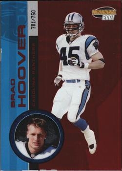 2001 Pacific Invincible - Red #34 Brad Hoover Front