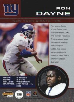 2001 Pacific Invincible - Red #158 Ron Dayne Back