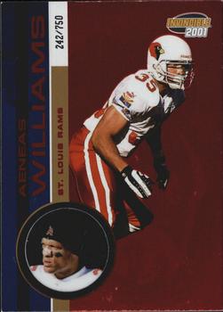2001 Pacific Invincible - Red #205 Aeneas Williams Front