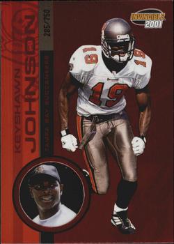 2001 Pacific Invincible - Red #235 Keyshawn Johnson Front