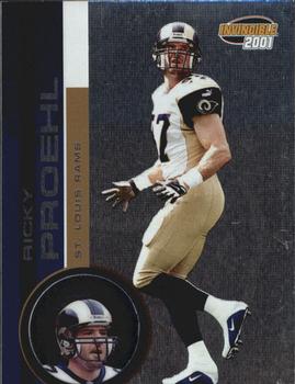 2001 Pacific Invincible - Retail #203 Ricky Proehl Front