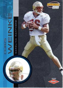 2001 Pacific Invincible - Retail #257 Chris Weinke Front