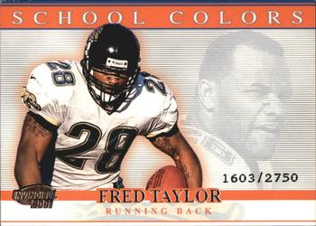 2001 Pacific Invincible - School Colors #6 Fred Taylor Front