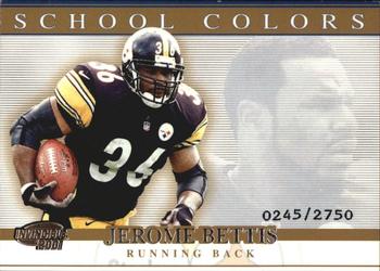 2001 Pacific Invincible - School Colors #30 Jerome Bettis Front