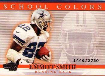 2001 Pacific Invincible - School Colors #5 Emmitt Smith Front