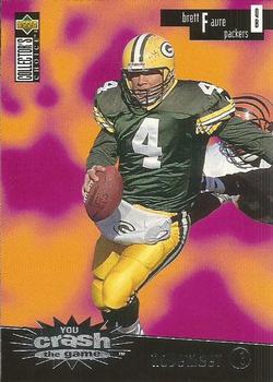 1996 Collector's Choice - You Crash the Game Silver #CG6 Brett Favre Front