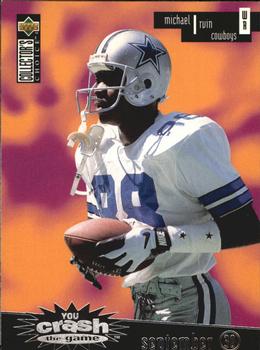 1996 Collector's Choice - You Crash the Game Silver #CG12 Michael Irvin Front