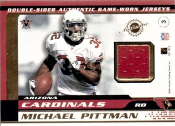2001 Pacific Vanguard - Double Sided Jerseys #3 Thomas Jones / Michael Pittman Back