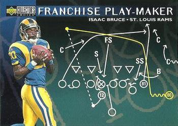 1996 Collector's Choice Update #U85 Isaac Bruce Front