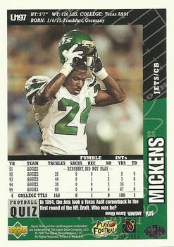 1996 Collector's Choice Update #U197 Ray Mickens Back