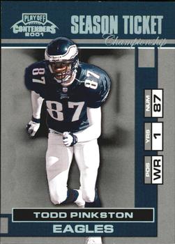 2001 Playoff Contenders - Championship Ticket #73 Todd Pinkston Front