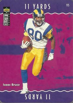 1996 Collector's Choice Update - You Make The Play #Y15 Isaac Bruce Front