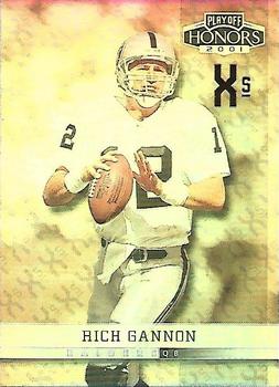 2001 Playoff Honors - X's and O's #44 Rich Gannon Front