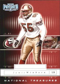 2001 Playoff Preferred - National Treasures Silver #185 Jamie Winborn Front