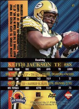 1996 Collector's Edge Advantage #60 Keith Jackson Back