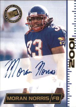 2001 Press Pass - Autographs #NNO Moran Norris Front