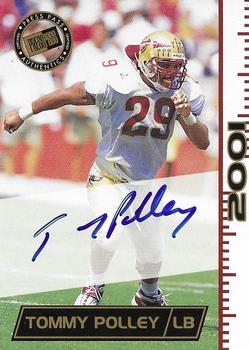 2001 Press Pass - Autographs #NNO Tommy Polley Front