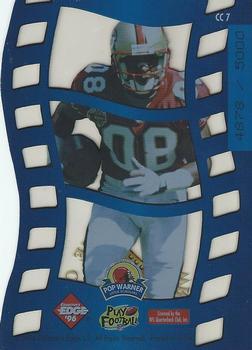 1996 Collector's Edge Advantage - Crystal Cuts #CC7 Jerry Rice Back