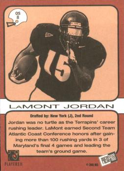 2001 Press Pass SE - Old School #OS8 LaMont Jordan Back