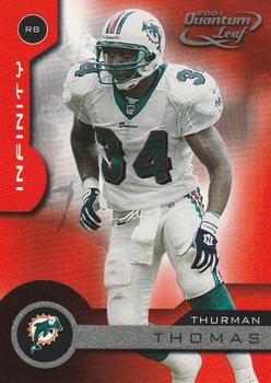 2001 Quantum Leaf - Infinity Red #99 Thurman Thomas Front