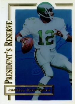 1996 Collector's Edge President's Reserve #345 Randall Cunningham Front