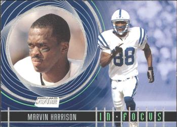 2001 Stadium Club - In Focus #IF6 Marvin Harrison Front