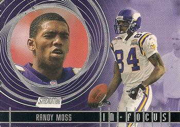 2001 Stadium Club - In Focus #IF9 Randy Moss Front