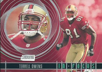 2001 Stadium Club - In Focus #IF15 Terrell Owens Front