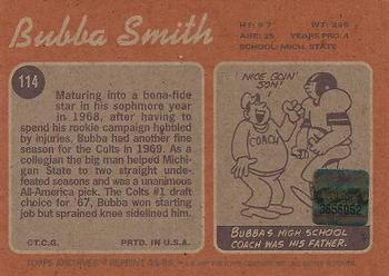 2001 Topps Archives - Relic Seats #AS-BS Bubba Smith Back