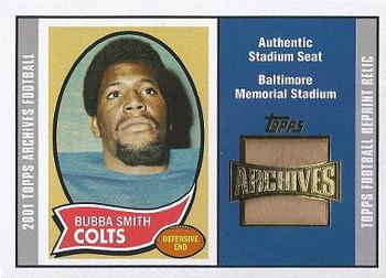2001 Topps Archives - Relic Seats #AS-BS Bubba Smith Front