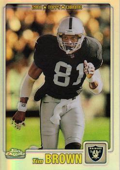 2001 Topps Chrome - Refractors #55 Tim Brown Front