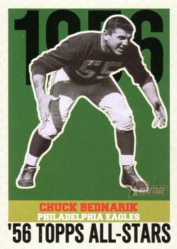 2001 Topps Heritage - 1956 All-Stars #HA-CB Chuck Bednarik Front
