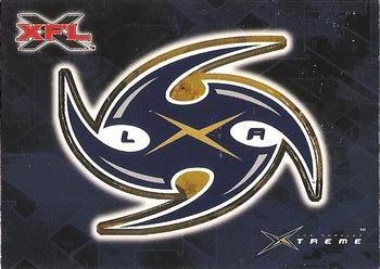 2001 Topps XFL - Logo Stickers #1 Los Angeles Xtreme Front