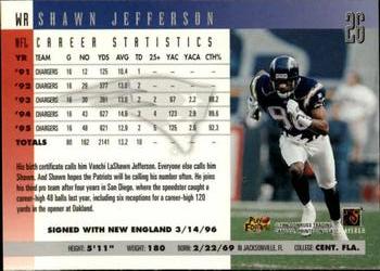 1996 Donruss #26 Shawn Jefferson Back